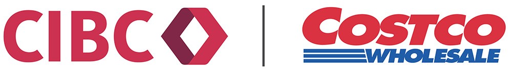 CIBC logo and Costco logo.