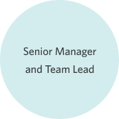 Senior Manager and Team Lead.