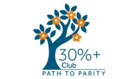 Logo 30% plus Club Path to Parity