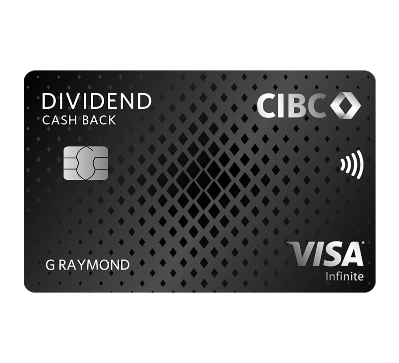 CIBC Dividend Visa Infinite Card.