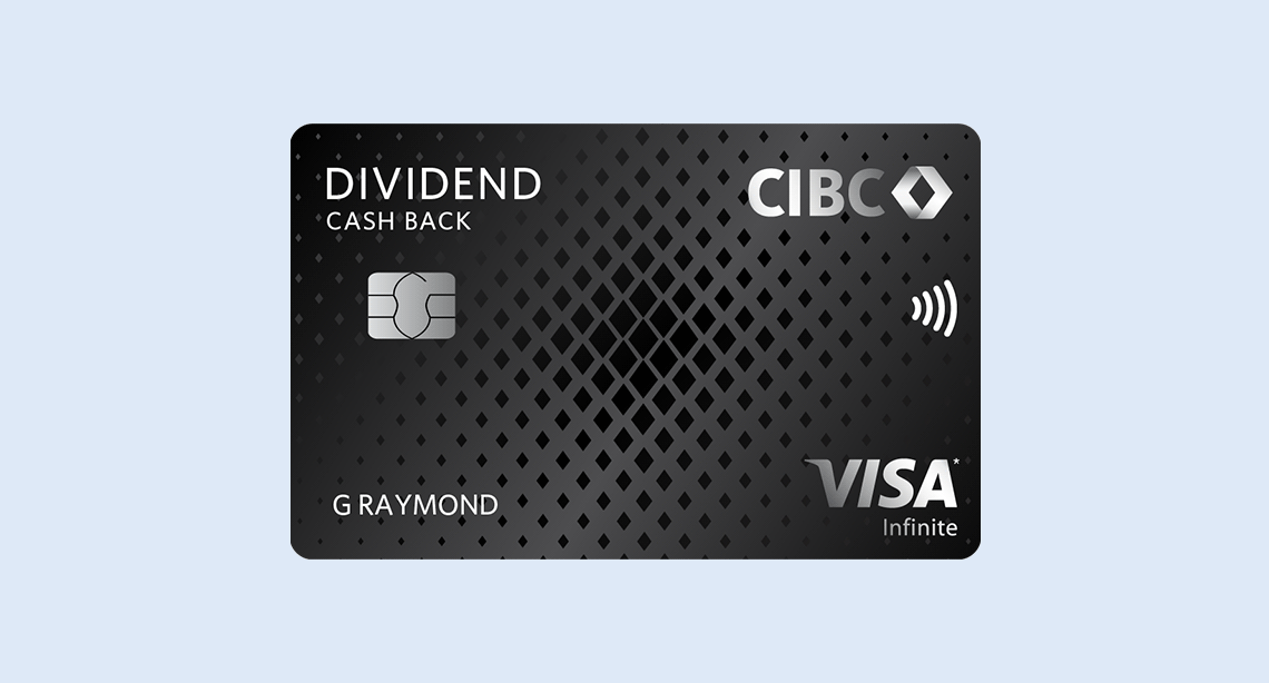 CIBC Dividend Visa Infinite Card.