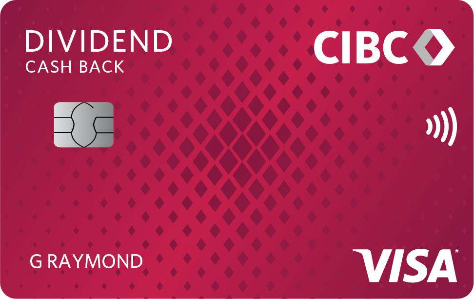  CIBC Dividend Visa card.
