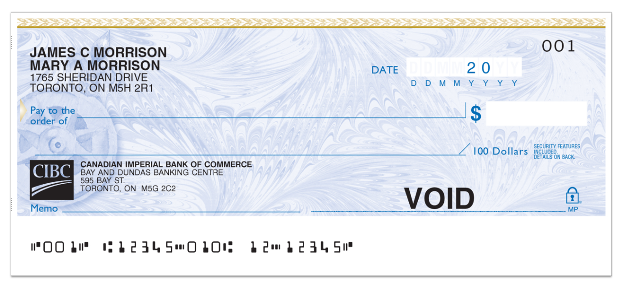rbc void cheque
